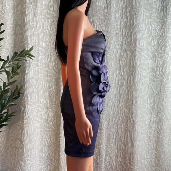 Vintage Y2K Jessica McClintock Iridescent Purple Trashy McBling Dress Size 8 - Picture 4 of 8